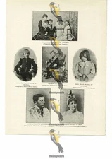 Coming Kings, Queens & Relatives (2), Book Illustration (Print), 1894