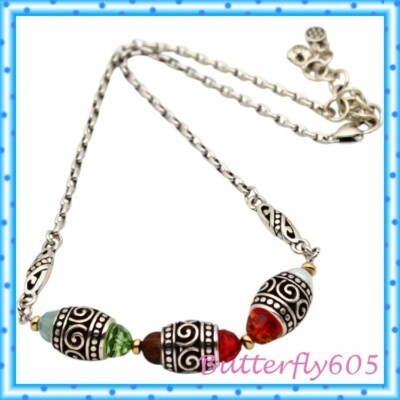 Brighton Ayu Colorful Beaded Collar Necklace