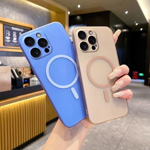 For iPhone 16 Pro Max 15 14 13 12 11 New Frosted Magsafe Shockproof Phone Case - 第 2/21 張圖片