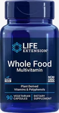 Life Extension Plant-Based "Whole Food" Multivitamin 90Caps