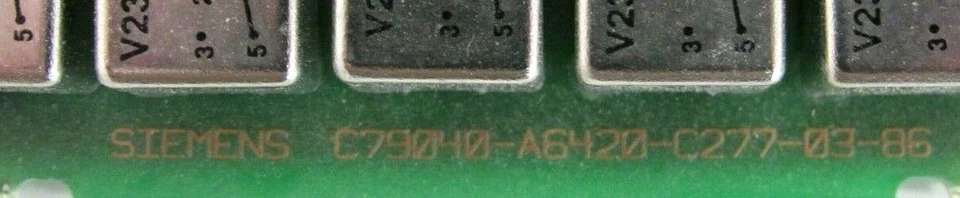 USED SIEMENS 6DS1916-8AA COMPUTER SIGNAL CARD 6DS19168AA C79040-A6420-C277-03-86 Foto 3 de 4