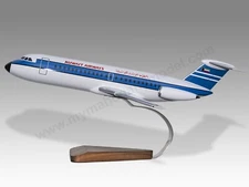 BAC 111 Kuwait Airways Desk Wood Airplane New Model Large Scale 1/72