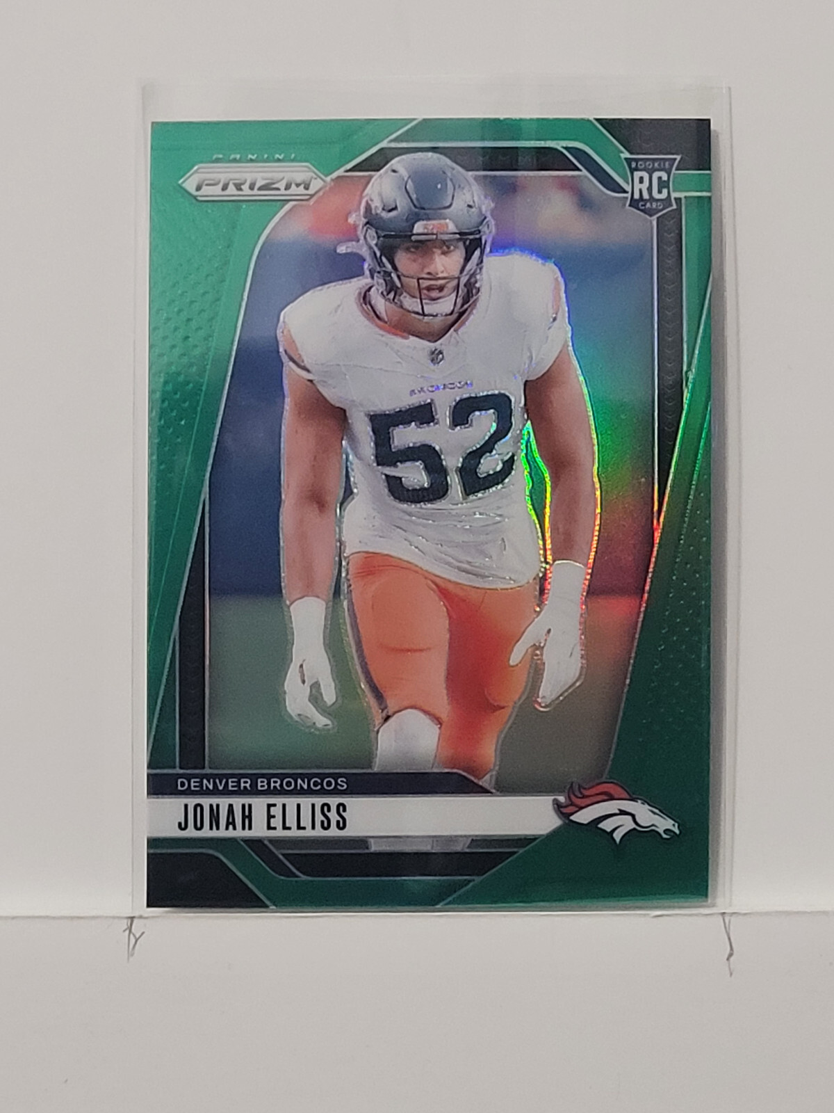2024 PANINI PRIZM GREEN PRIZM #356 JONAH ELLISS RC