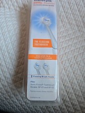 Genuine Waterpik Sonic-Fusion Replacement Flossing Brush Heads WHITE