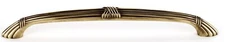 Alno A881-6-PA Ribbon & Reed 6" Pull Polished Antique