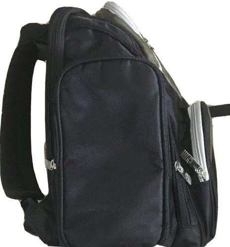 JEEP Zaino Nero Verde Oliva isolati tasca laterale più scomparti | eBay