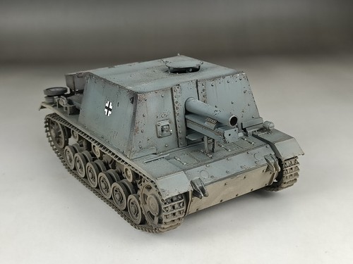 1/35 Built WWII German Sturmpanzer III 15cm sIG 33 Assault Gun Model - Picture 12 of 13