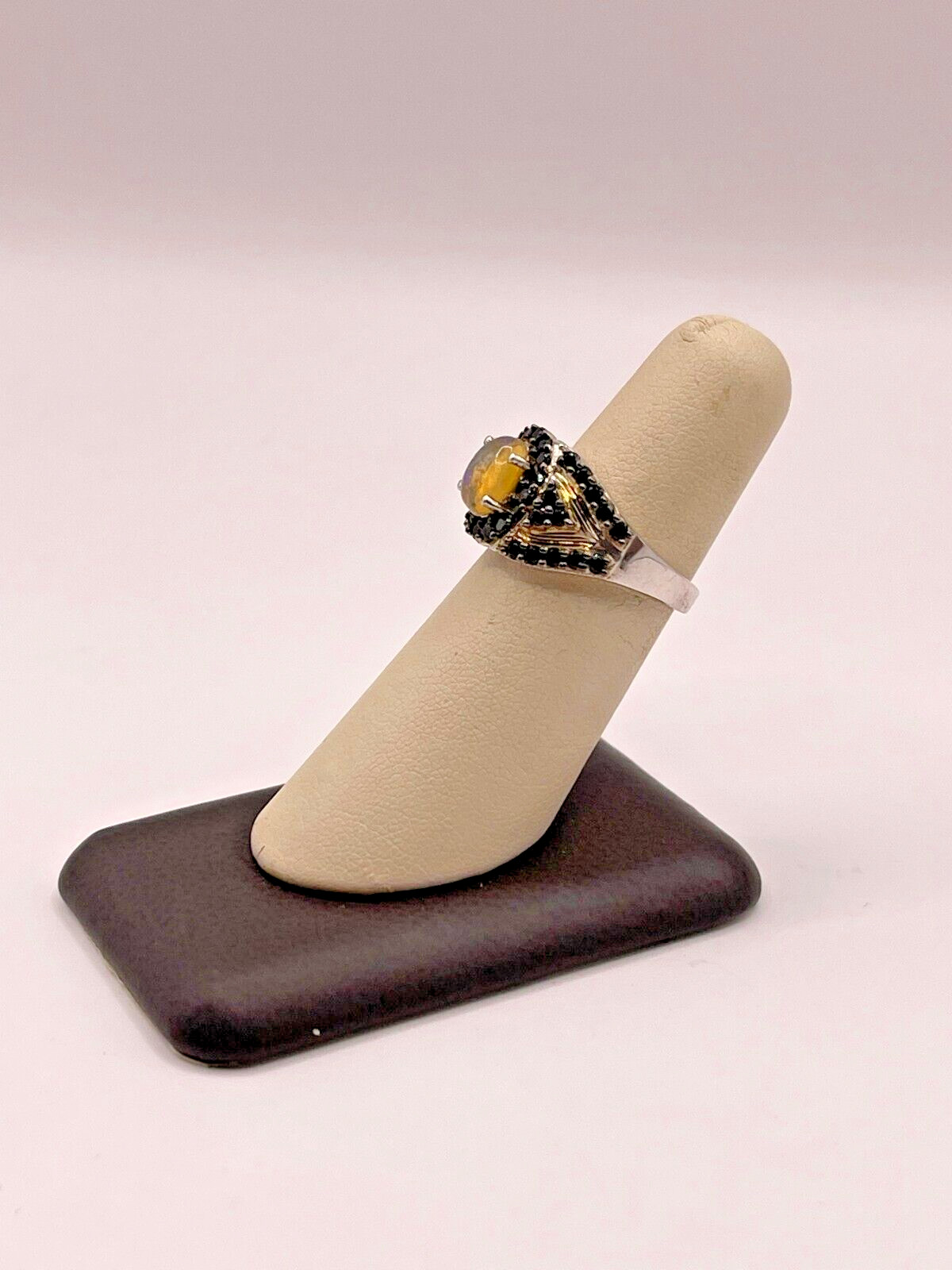 Opal Sterling Silver Ring - image 3