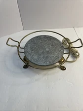 Vtg Elec Warm Hot Plate Up to 7.5" Pyrex Dish Atlantic Precision Works Style 101