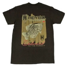 Heybo Bream Board Short Sleeve T-Shirt Dark Chocolate CHOOSE YOUR SIZE