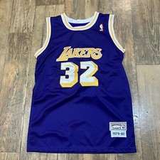 Magic Johnson Los Angeles Lakers LA Mitchell & Ness NBA