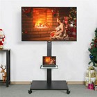 <!--F#f_0-->Home Theatre/ School Display Stand Mobile TV Trolley Floor Stand Bracket 32-70