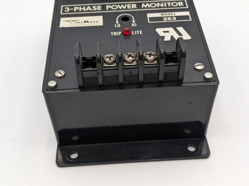 Time Mark Corporation C263 3-Phase Monitor 380-480V Adjustable 10A 240 VAC Black - Image 4 of 4