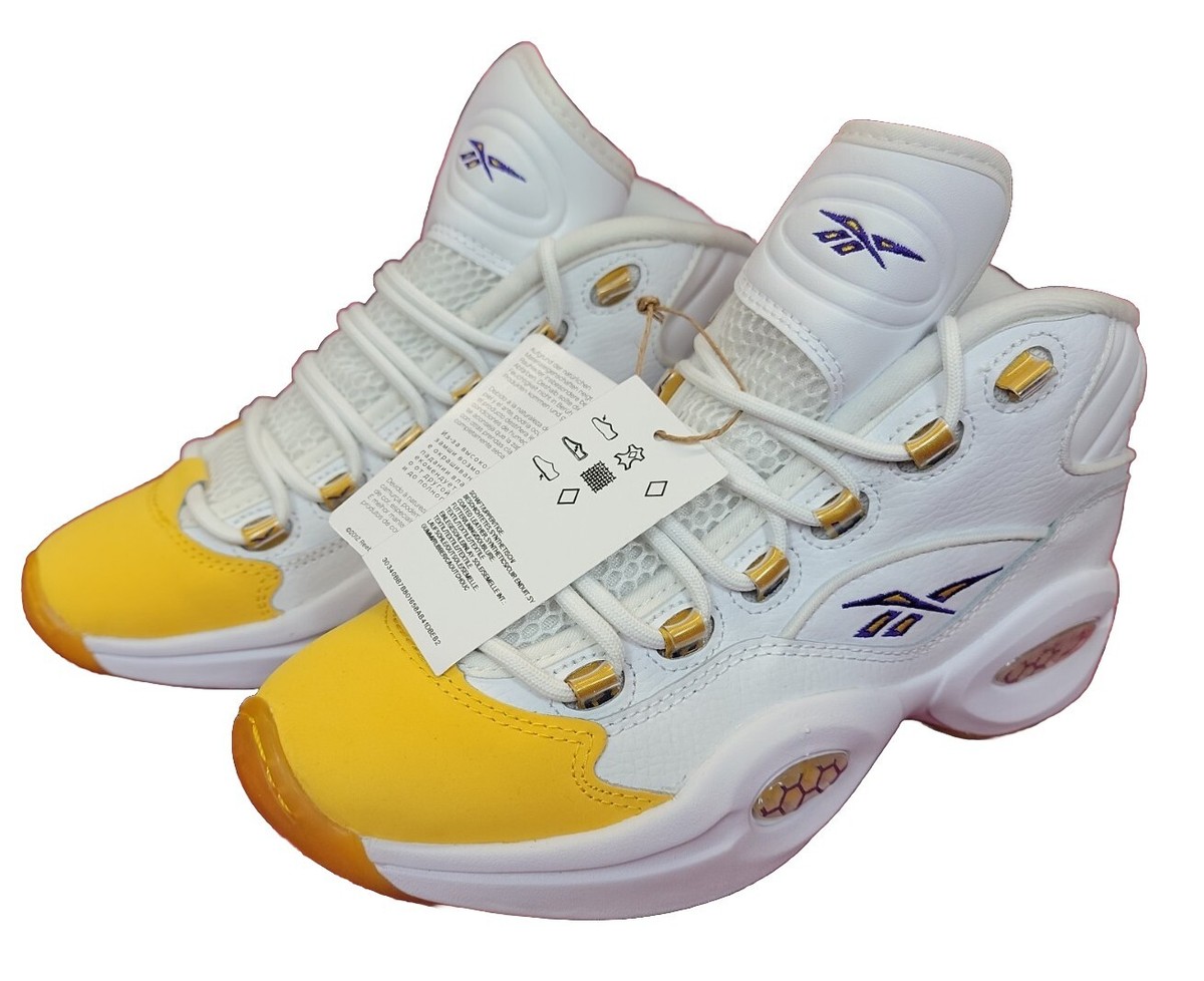 靴 QUESTION MID JS Reebok Question Mid J Double Cross Basketball Shoes Allen