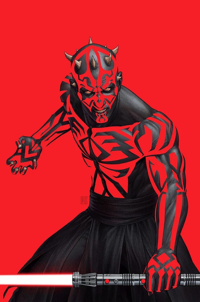 STAR WARS 41 DARTH MAUL NEGATIVE VARIANT NM JOHN TYLER CHRISTOPHER