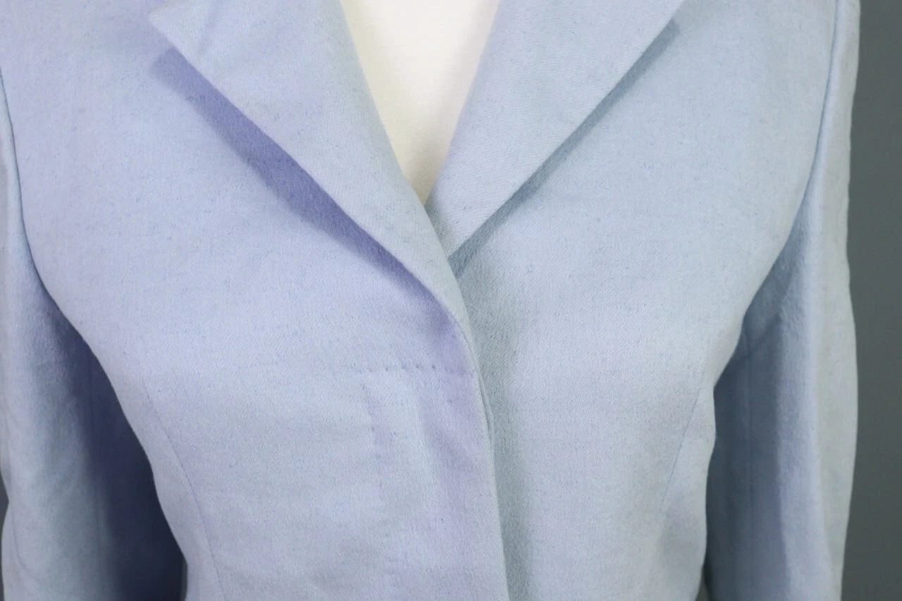 Giacca blazer GIANNI VERSACE COUTURE blu monopetto check taglia 38