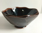 Unique Brown Decorative Red Clay Pottery Bowl 
