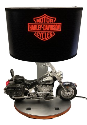 HARLEY-DAVIDSON　ヴィンテージ ラグ 2004 Harley-Davidson Heritage Softail Table Lamp Night Light With