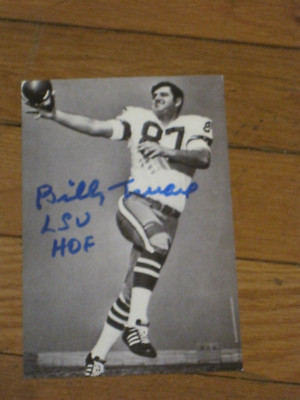 LSU Tigers BILLY TRUAX Signed 4x6 Photo FOOTBALL AUTOGRAPH 1 | eBay