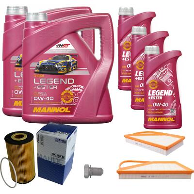 MAHLE Inspektionspaket 11 L MANNOL Legend+Ester 0W-40 für Bentley Continental