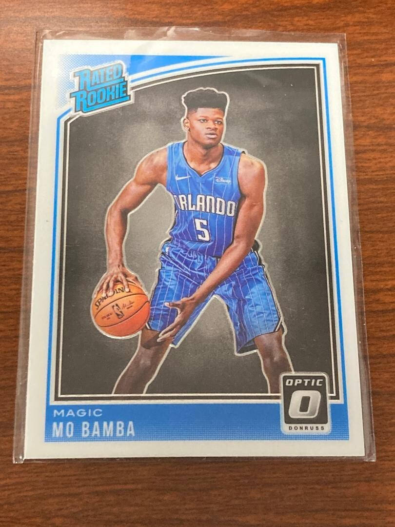 MO BAMBA 2018-19 DONRUSS OPTIC RATED ROOKIE ORLANDO MAGIC CARD #160