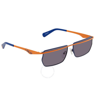 Guess GU8208 42A Blue Orange Metal Sunglasses Frame 57-14 