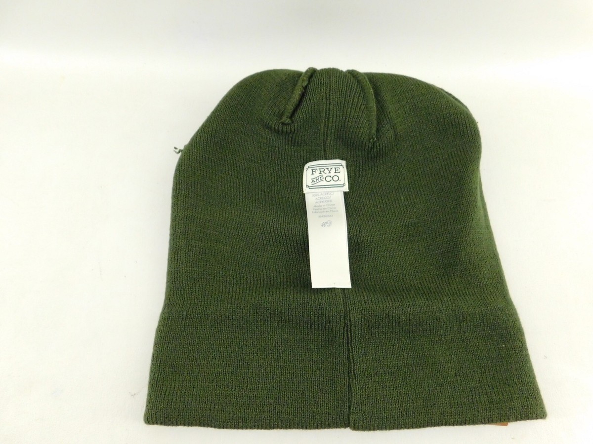 Frye Black/Tan Beanie Hat NWT Birch Wide Cable Cuff Hat | The Frye Company main image 3