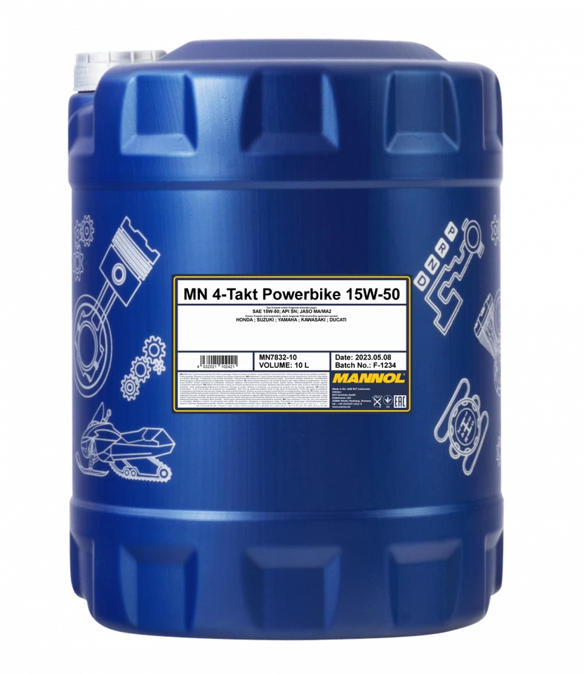 20 (2x10) Litre MANNOL 7832 4-takt Powerbike