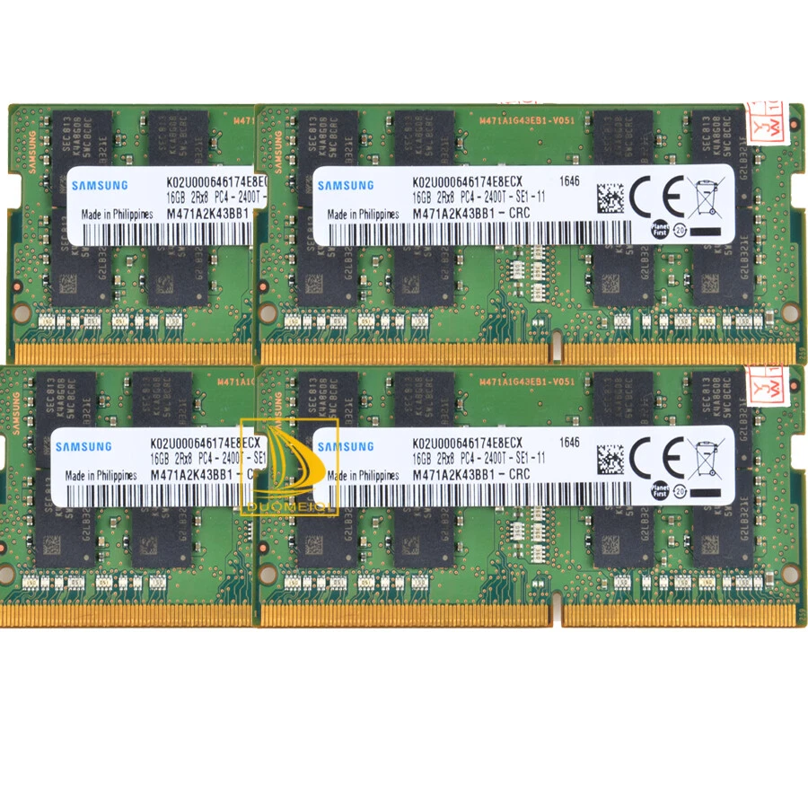 Samsung 4x 16GB DDR4 2400MHz PC4-19200 SODIMM 260 pin Sodimm Laptop Memory RAM & - Image 3 of 4