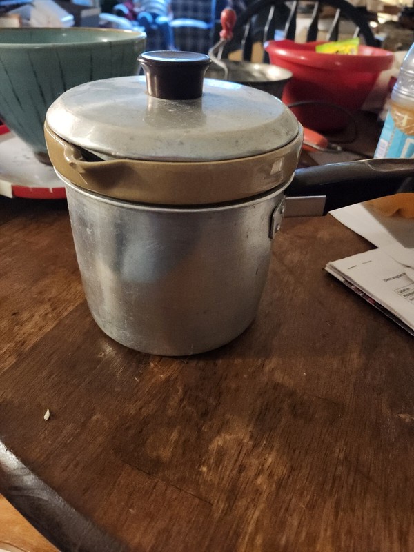 Vtg Himark Bain Double Boiler Set Bakelite Handle Pot