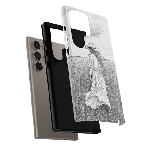 Cowgirl Drawing Field Phone Case for iPhone, Samsung Galaxy, Pixel - 第 150/240 張圖片
