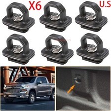 6pcs Truck Bed Tie Down Anchors For Chevy Silverado 1500 2500 3500 Gmc 23146899