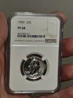 1959 Proof Washington Quarter 25c - NGC GRADED PF68