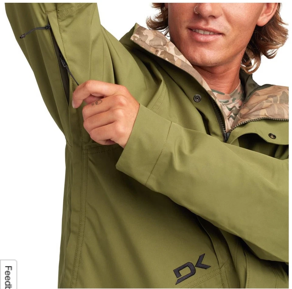 NWT Dakine All weather men’s xl jacket- multiple pockets - Image 3 of 4