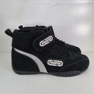 PROFOX SFI 3.3/5 Racing Shoes Black Suede Driving Boots Motorsports Size 6