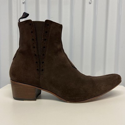 Jeffery West Muse Murphy Brown Suede Pointed Toe Chelsea  display picture 2