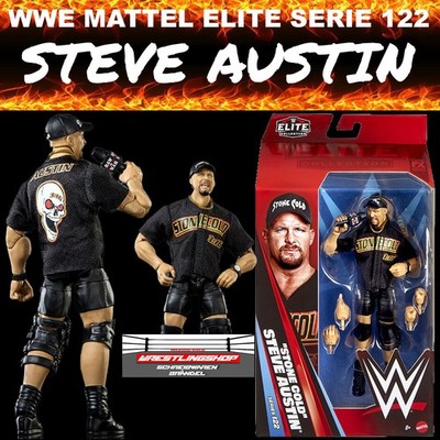 WWE MATTEL ELITE 122 STEVE AUSTIN WRESTLING ACTION FIGUR BASIC RAW WCW LEGENDS
