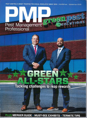 Pest Management Professional Mag September 2025 Green All-Stars Merger Guide