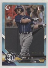 2018 Bowman Draft Sky Blue /499 Grant Little #BD-110 fm0