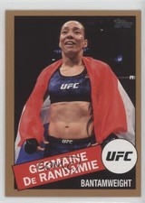 2020 UFC 1985 Topps Baseball Design Gold 36/50 Germaine de Randamie #85T-22 1e15