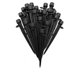 Adjustable Irrigation Drippers,Adjustable 360 Degree Water Flow Drip 50 feet 