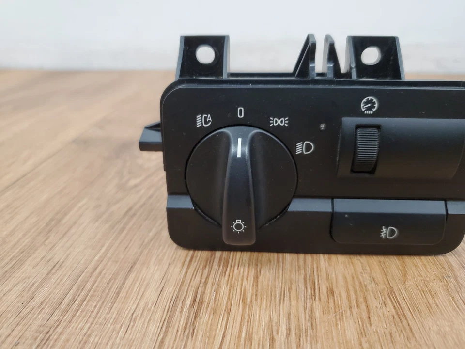 ✅ 01-06 OEM BMW E46 325 330 M3 Headlight Switch Control Panel Light Module BLACK - Image 2 of 4