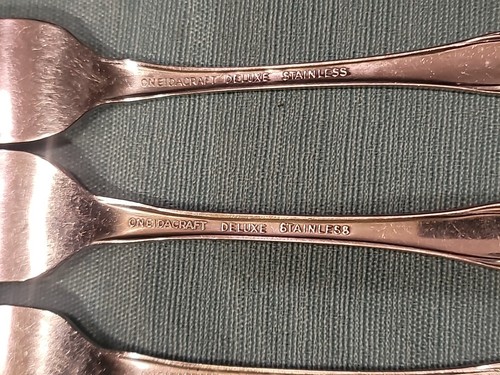 OneidaCraft Deluxe Set "Chateau" Set 48 Teile Edelstahl Besteck Oneida Silberbesteck - Bild 21 von 21