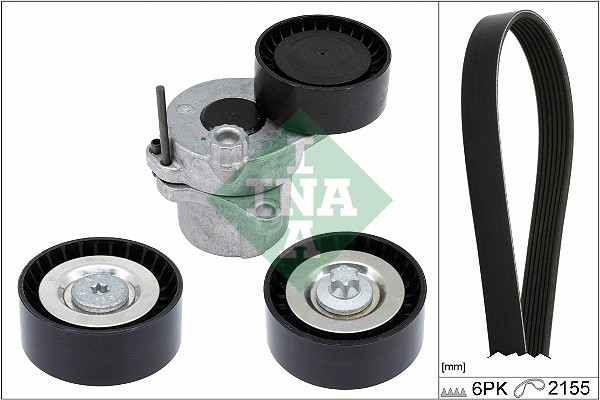 1X Ina 529 0479 10 Keilrippenriemensatz FüR Mercedes-Benz-image