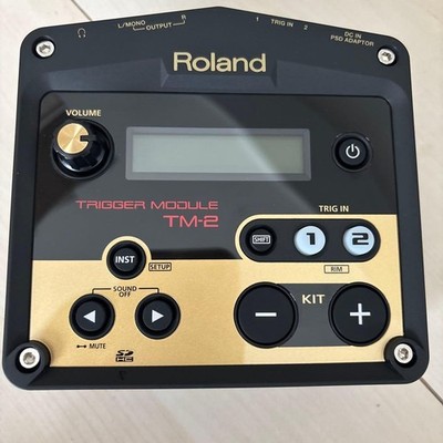 Roland TM-2 Trigger Module Electronic Drum Sound Module Tested Working Japan