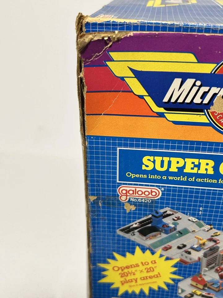 MICRO MACHINES 1988 SUPER CITY TOOLBOX PLAYSET BRAND NEW SEALED VINTAGE TOY - Image 3 of 4