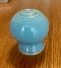 Vintage Fiesta Turquoise Round Ball Salt Shaker Homer Laughlin Replacement EUC