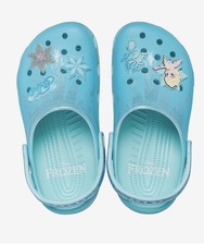 Crocs Frozen Elsa Classic Clog Girls Grade School SIZE 4