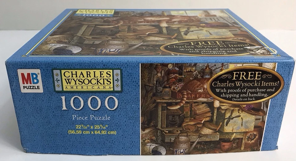 Rompecabezas Charles Wysocki's Americana 1000 piezas Remington el horticultor Foto 4 de 4