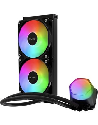 Cooler Master Elite 240mm AIO Liquid CPU Cooler ARGB (Black)
